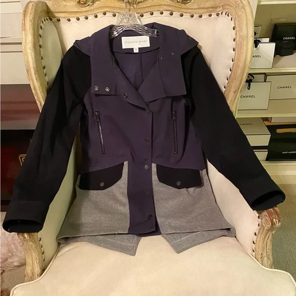 Veronica Beard wool and cashmere hooded jacket/coat - Picture 4 of 12